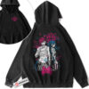 Vi Hoodie, Jinx Hoodie, League of Legends Hoodie, Game Hoodie, Vintage Hoodie 2-Sided
