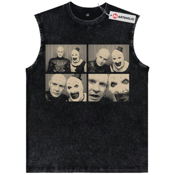 Pinhead Shirt, Art the Clown Shirt, Halloween Shirt, Horror Shirt, Vintage T-Shirt
