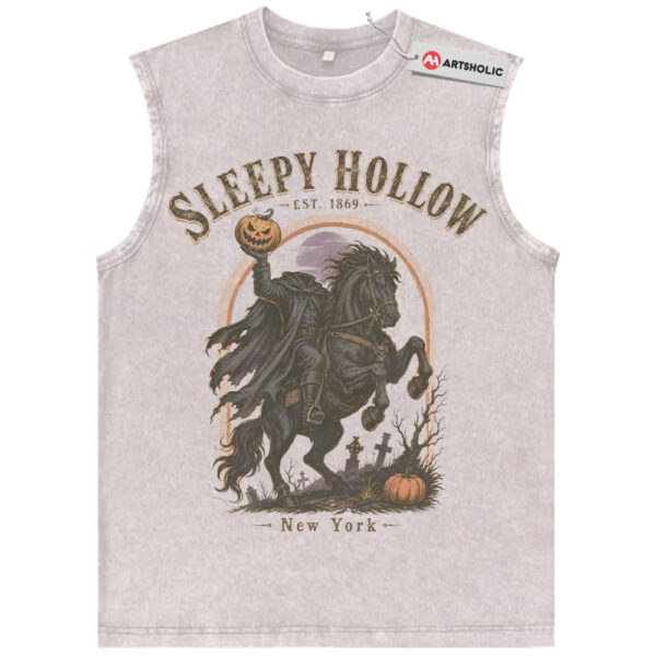 Headless Horseman Tank Top, Halloween Tank Top, Horror Tank Top, Vintage Tank Top