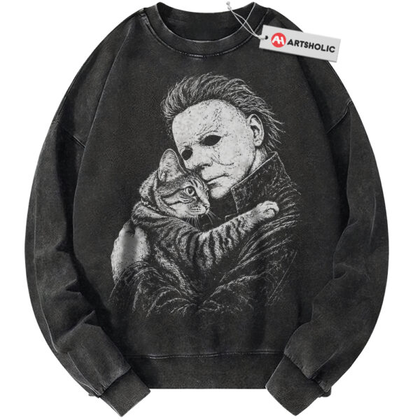 Michael Myers Sweatshirt, Halloween Sweatshirt, Horror Sweatshirt, Vintage Sweater
