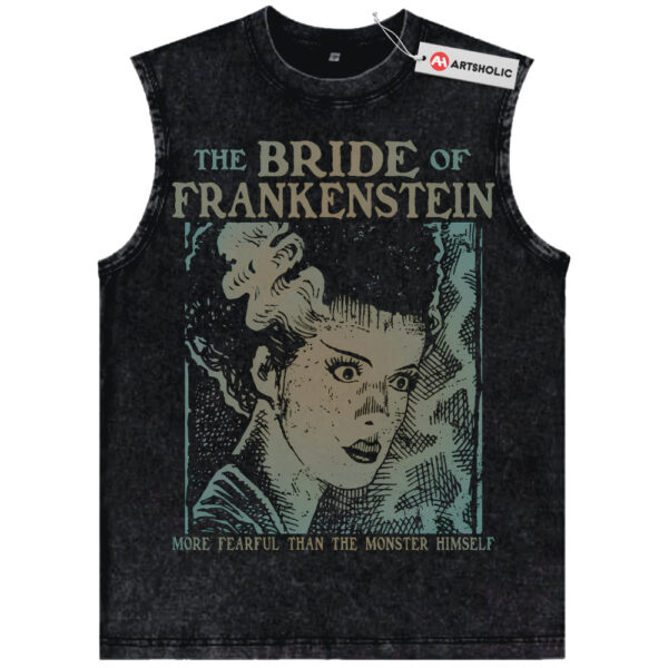 The Bride of Frankenstein Shirt, Halloween Shirt, Horror Shirt, Vintage T-Shirt