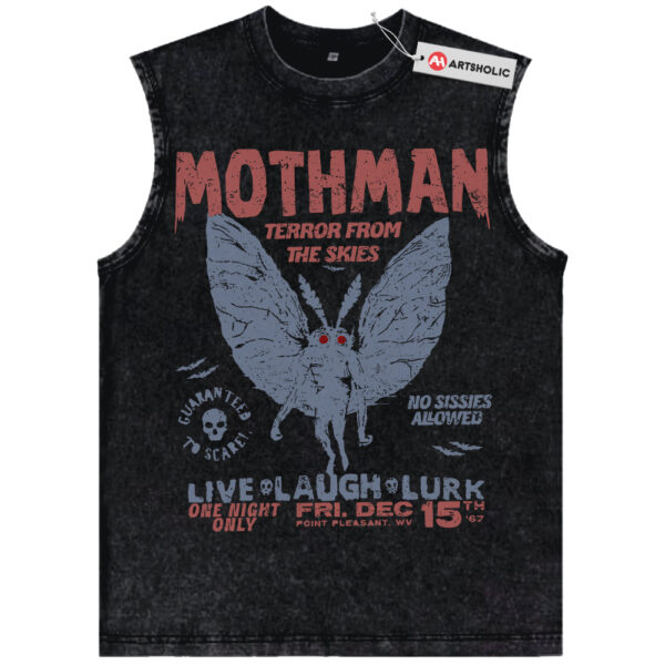 Mothman Shirt, Halloween Shirt, Horror Shirt, Vintage T-Shirt