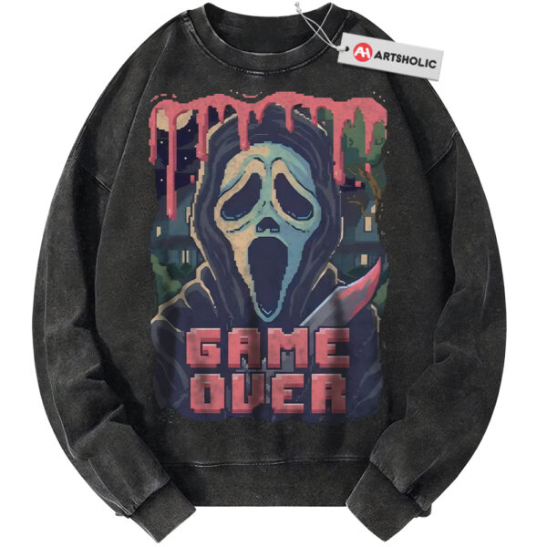 Ghostface Sweatshirt, Scream Sweatshirt, Halloween Sweatshirt, Horror Sweatshirt, Vintage Sweater