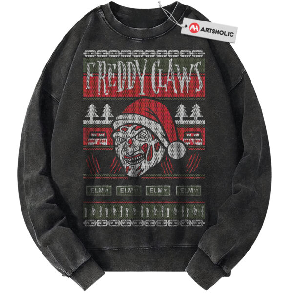 Freddy Krueger Sweatshirt, A Nightmare on Elm Street Sweatshirt, Halloween Sweatshirt, Christmas Sweatshirt, Horror Sweatshirt, Vintage Sweater