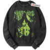 Haunted House Sweatshirt, Halloween Sweatshirt, Horror Sweatshirt, Vintage Sweater