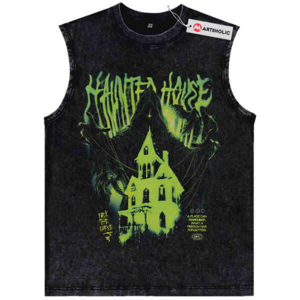 Haunted House Shirt, Halloween Shirt, Horror Shirt, Vintage T-Shirt
