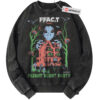 Fright Night Party Sweatshirt, Halloween Sweatshirt, Horror Sweatshirt, Vintage Sweater