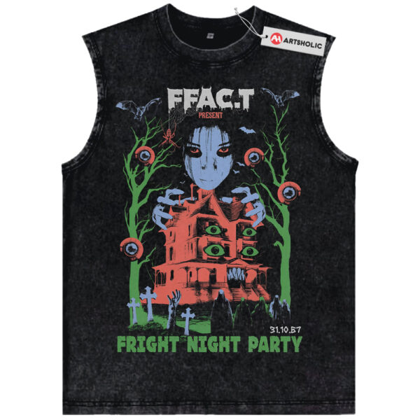 Fright Night Party Shirt, Halloween Shirt, Horror Shirt, Vintage T-Shirt