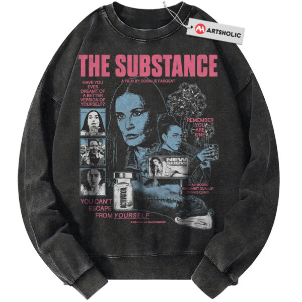 The Substance Sweatshirt, Halloween Sweatshirt, Horror Sweatshirt, Vintage Sweater
