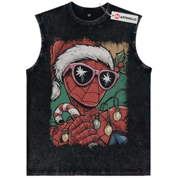 Spider-Man Shirt, Christmas Shirt, Marvel Comics Shirt, Vintage Tee