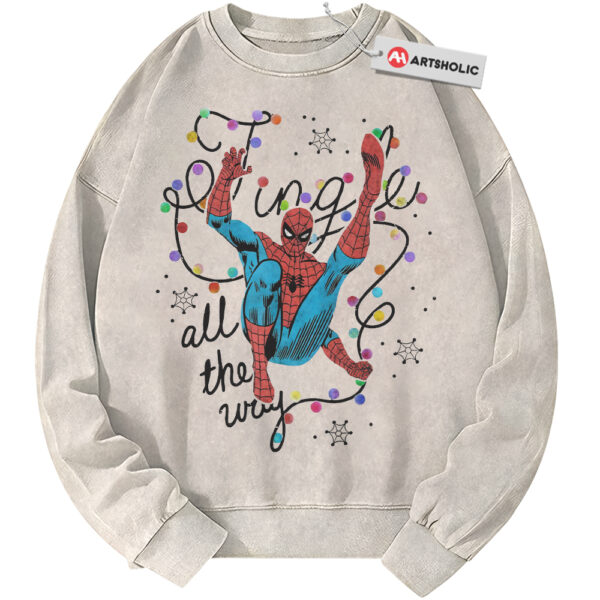 Spider-Man Shirt, Christmas Shirt, Marvel Comics Shirt, Vintage Tee
