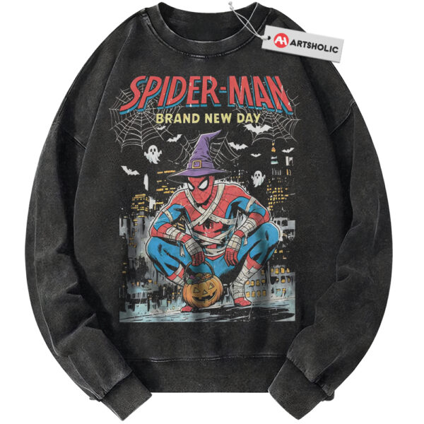 Spider-Man Sweatshirt, Halloween Sweatshirt, Marvel Comics Sweatshirt, Vintage Sweater
