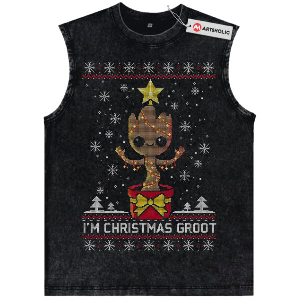 Groot Shirt, Christmas Shirt, Marvel Comics Shirt, Vintage T-Shirt