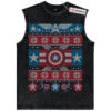 Captain America Shirt, Christmas Shirt, Marvel Comics Shirt, Vintage T-Shirt