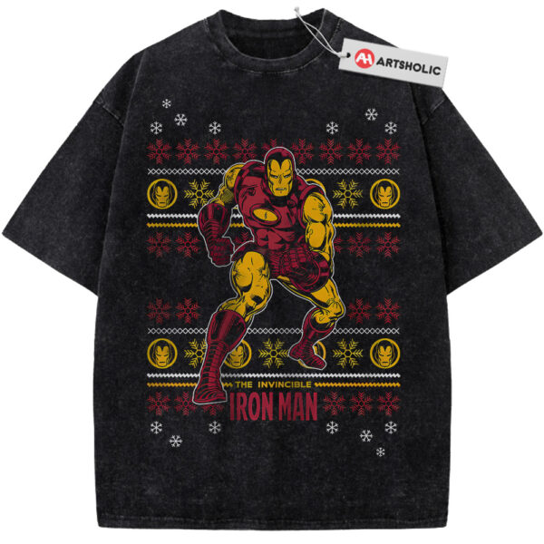 Iron Man Shirt, Christmas Shirt, Marvel Comics Shirt, Vintage Tee