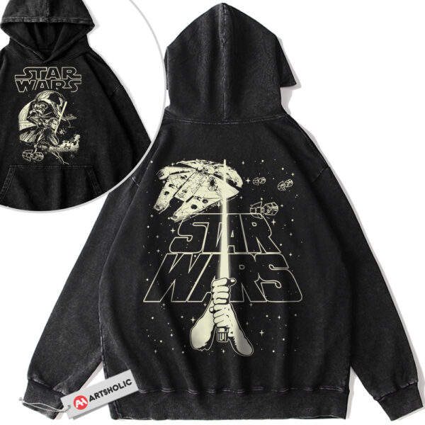 Anakin Skywalker Hoodie, Darth Vader Hoodie, Star Wars Hoodie, Movie Hoodie, Vintage Hoodie 2-Sided