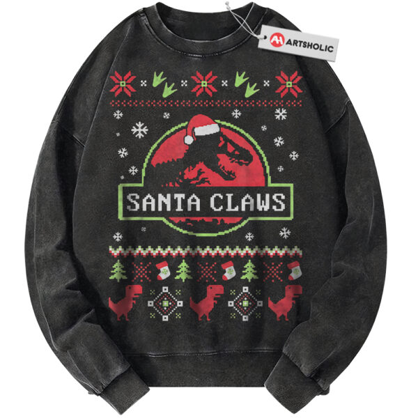 Jurassic Park Sweatshirt, Christmas Sweatshirt, Movie Sweatshirt, Vintage Sweater