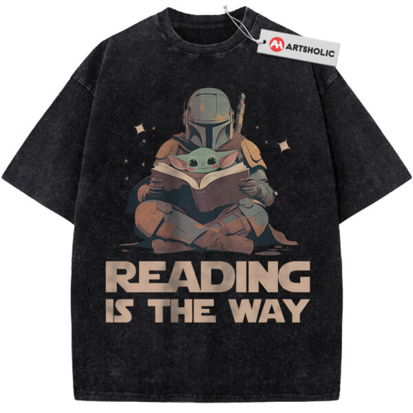 Mandalorian & Grogu Shirt, Star Wars Shirt, Movie Shirt, Vintage T-Shirt