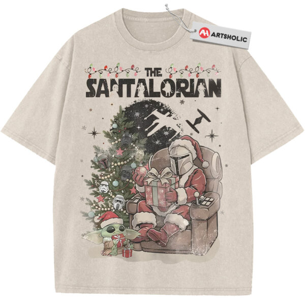 The Santalorian Shirt, Star Wars Shirt, Christmas Shirt, Movie Shirt, Vintage T-Shirt